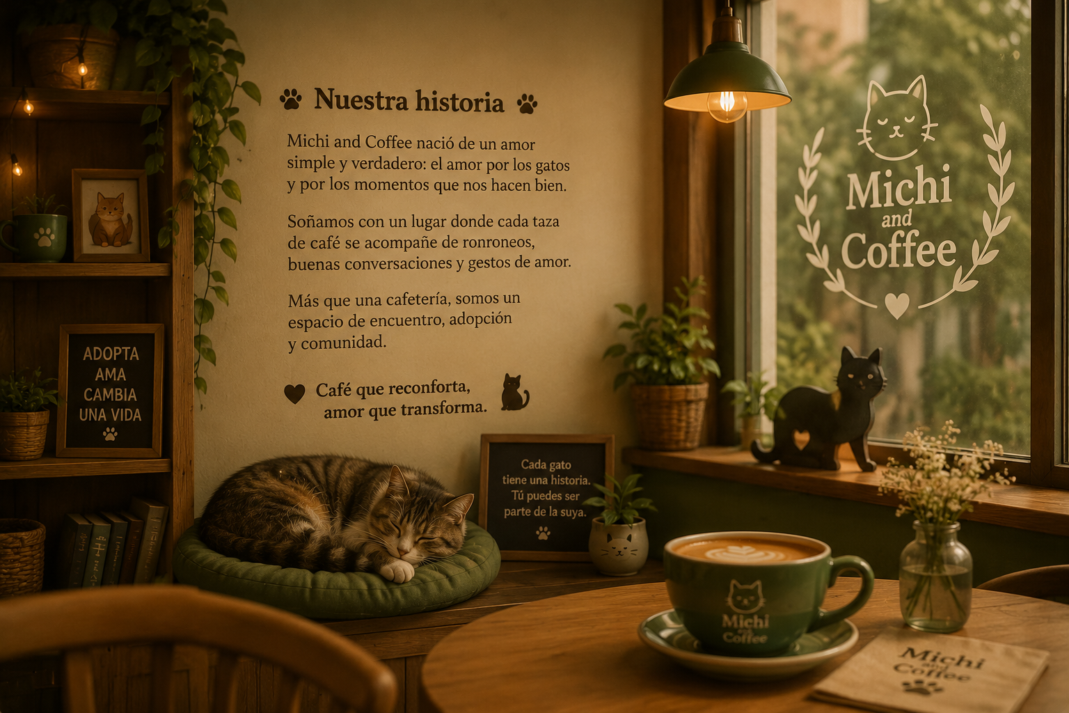 Historia de Michi and Coffee